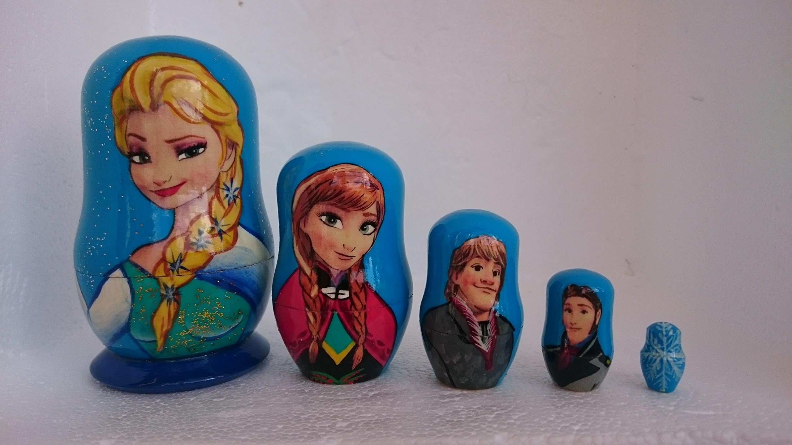 Frozen Elsa Frozen Disney Animated Film Matryoshka Russian Nesting