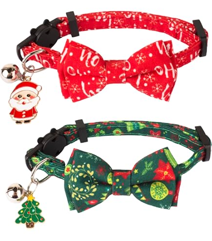 SCIROKKO Holiday Cat Collars 3-Pack - Breakaway Collars With Bells For Halloween, Thanksgiving, Christmas - View #12