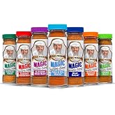Chef Paul Magic Seasoning Blends Seafood Seasoning Variety Pack | Blackened Redfish &amp; Steak, Seafood, Poultry, Meat, Vegetable, Pork &amp; Veal | All-Purpose Spice Mix for Cooking | 2 Oz, Pack of 7