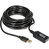 Plugable Printer, Scanner 5 Meter (16 Foot) USB 2.0 Active Extension Cable Type A Male to A Female, multicolour