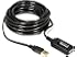 Plugable 5 Meter (16 Foot) USB 2.0 Active Extension Cable Type A Male to A Female