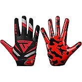 Beast AT Least Youth Football Gloves, Sticky Wide Receiver Gloves for Kids & Adults, Flag Football Gloves with Enhanced Silicone Grip for Men Women, Breathable Football Gloves