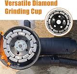 MAXXT Concrete Sander 125mm Grinder 1500W 1000-8500rpm 7 Speed Adjustable Edge view 4