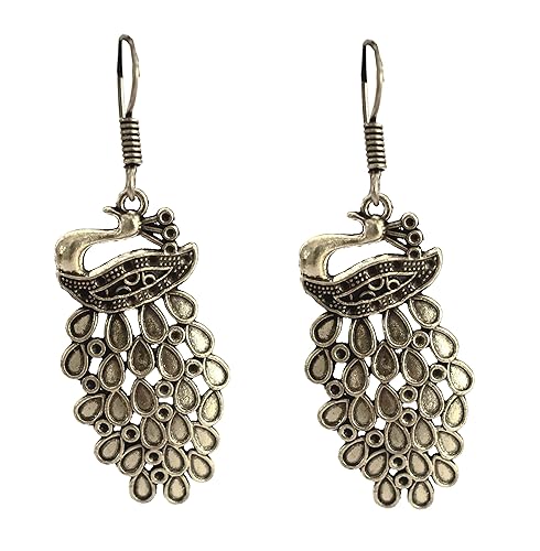 Desi Mela Peacock Designed Earrings For Women and Girls