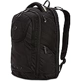 SwissGear 2762 ScanSmart Laptop Backpack, Fits Most 16 Inch Laptops, TSA Friendly, Work, School, Men's and Women's, Black