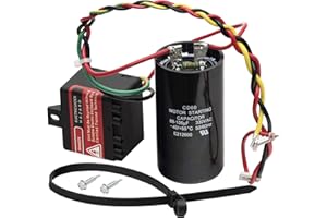 BlueStars Premium 5-2-1 CSR-U1 CSRU1 Compressor Saver Hard Start Capacitor Kit for 1- to 3-ton AC units - Durable 5-2-1 HVAC Compressor Saver Hard Start Capacitor - Easy to Install - PACK OF 1