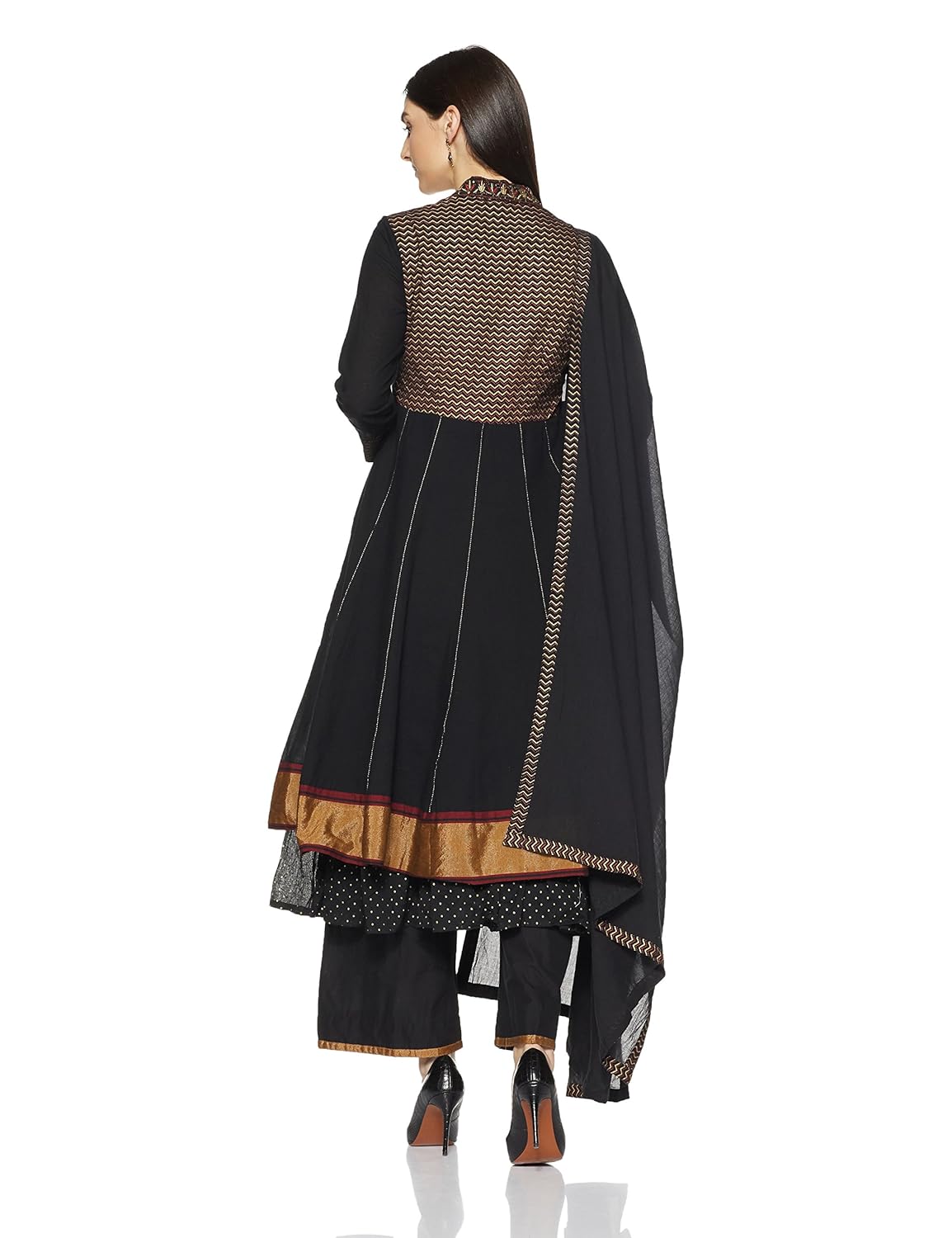 biba women's anarkali salwar suit