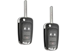 2X KeylessOption Key Fob Replacement for 2010 2011 2012 2013 2014 2015 2016 2017 2018 2019 Chevrolet Chevy GMC Buick Remote, 3-Button OHT01060512, Programming Guide Included