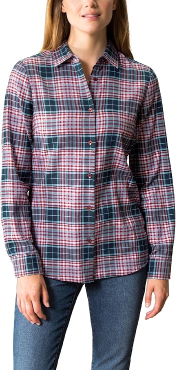 Flanell-Shirt Für Damen – Kuschelig, Kariert & Langärmlig In Grün | Von M Bis 5XL