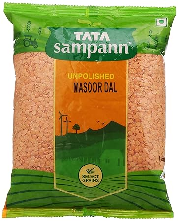 Tata Sampann Masoor Dal Split, 1kg