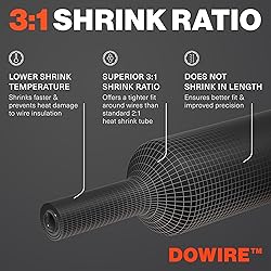 Dowire Heat Shrink Tubing 5/8" - Adhesive Lined