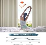 PONY DANCE Pencil Pleat Thermal Curtains 66x90 Dark Beige Blackout Panels view 4