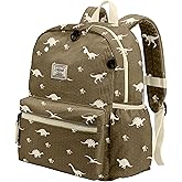 atgark Corduroy Kids Backpack for Boys 6-10: Boys Backpacks for Elementary Kindergarten 15” H Fit Folder