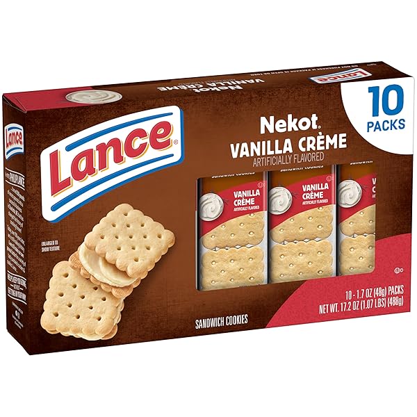 LANCE VANILLA FLAVORED CRÈME, 10 COUNT 1.7 OZ