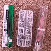 CYH 1500 Strasssteine Set, 6 Größen (1,5-3,8 Mm) In AB Farbe Mit Pinzette Und Dotting Pen - Für Nägel, Kleidung & DIY