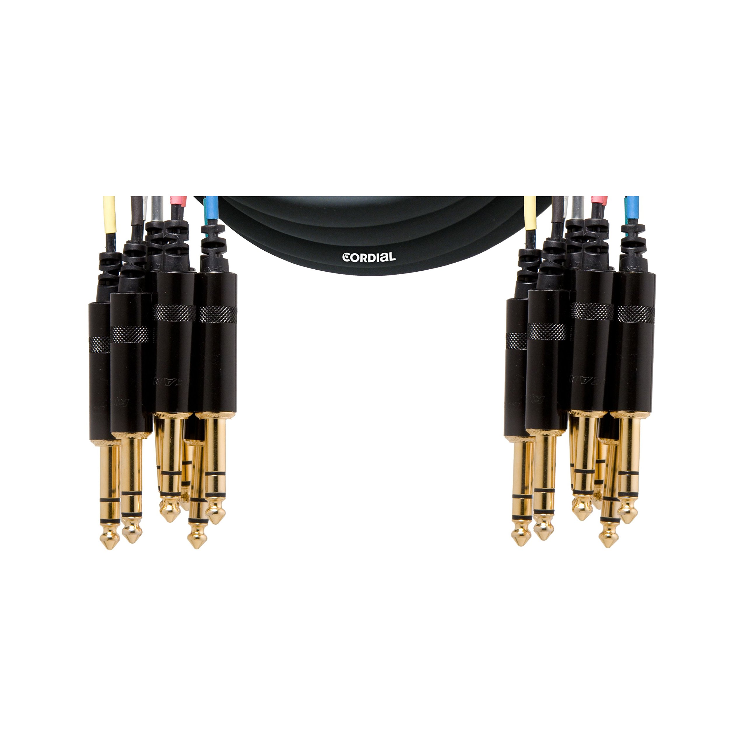 Cordial CML 8-0 VV 5 C Loom Cable (8 x Jack 6.3 mm stereo/8 x Jack 6.3 mm stereo, Length 5 m)