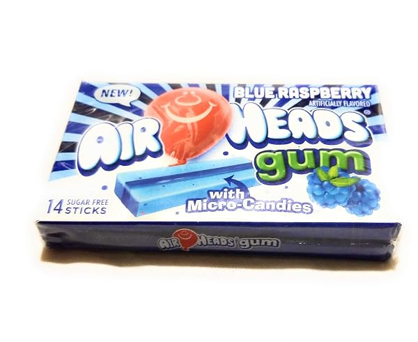 AIRHEAD GUM WLLT BL RASP 14PC