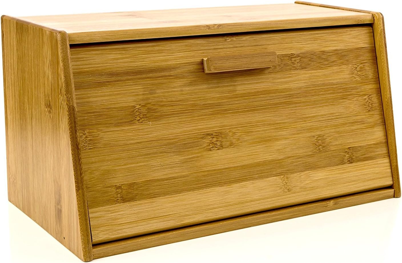 Bread Box Pastry Storage Bread Storage with Lid Made of Organic Bamboo Wood- Sturdy, Lightweight and Elegant by Intriom Bamboo Collection