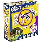 Asmodee Spot It! Giant Card Game - Oversized Matching with 4 Exclusive Mini-Games, Fast-Paced Family Game for Kids & Adults, Ages 6+, 2-12 Players, 15 Minute Playtime, Made by Zygomatic