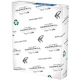 Hammermill Printer Paper, Great White 100% Recycled Paper, 8.5 x 11 - 1 Ream (500 Sheets) - 92 Bright, Made in the USA