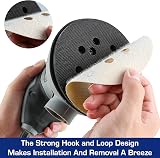 WORKPRO 50Pcs 125mm Sanding Discs 80 120 240 Grit Hook Loop Orbital Sander view 6