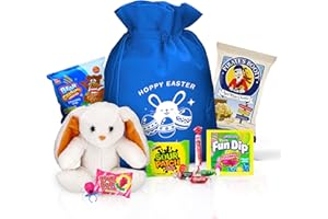 CHARMED CRATES Filled Easter Baskets for Boys - Your Favorite Bunnies will Adore these Easter Baskets for Kids Already Filled. Delight Them with Blue Premade Easter Baskets for Boys and Girls