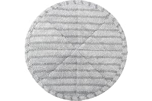 BHJZYDXR 12" Commercial Microfiber Carpet Bonnet, Mopping and Buffing Pad, for BGEM9000 ORB550MC Floor Machine, Orbiter Pads 437053