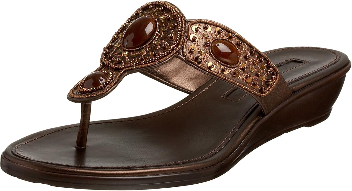 bandolino beaded sandals