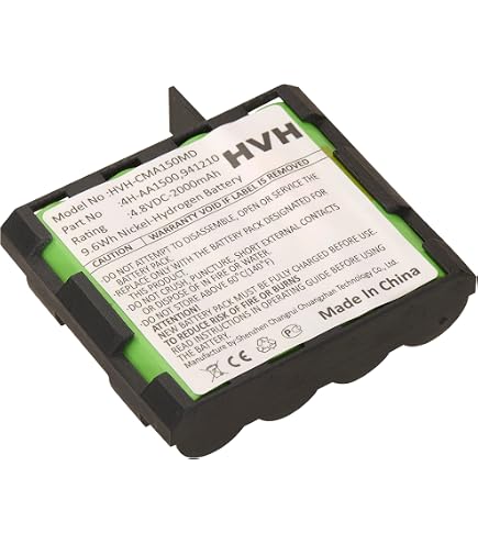 Cameron Sino Batteria Di Ricambio Ni-MH 4.8V 2000mAh Per Compex 4H-AA1500, 941210 E Modelli Fitness (Mi, Energy, Edge) - 4