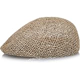 Lipodo Straw Flat Cap Women/Men | Made 