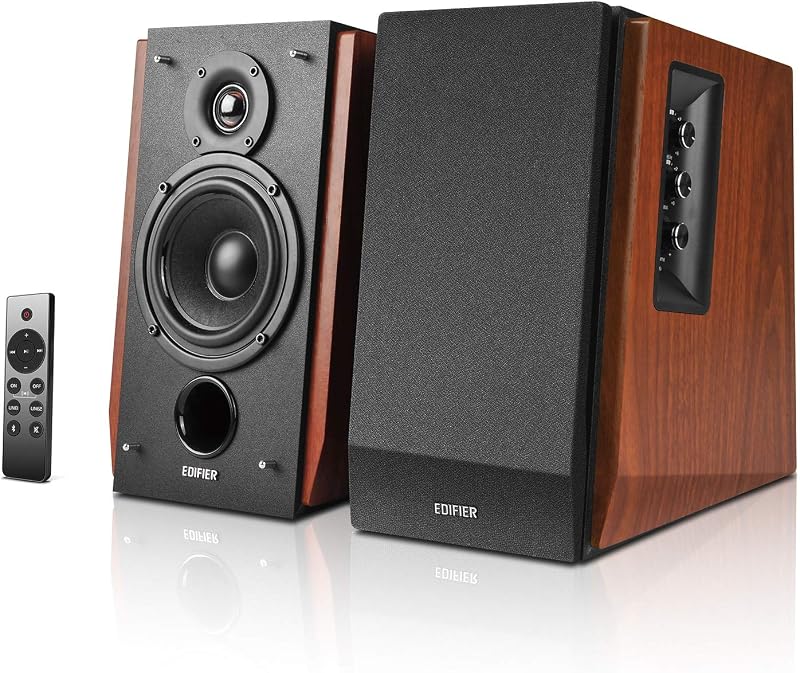 Edifier R1700BTs Active Bluetooth Bookshelf Speakers 66W RMS Sub Out