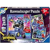 Ravensburger Batwheels 3x49 Piece Jigsaw Puzzle for Kids - Every Piece is Unique, Pieces Fit Together Perfectly