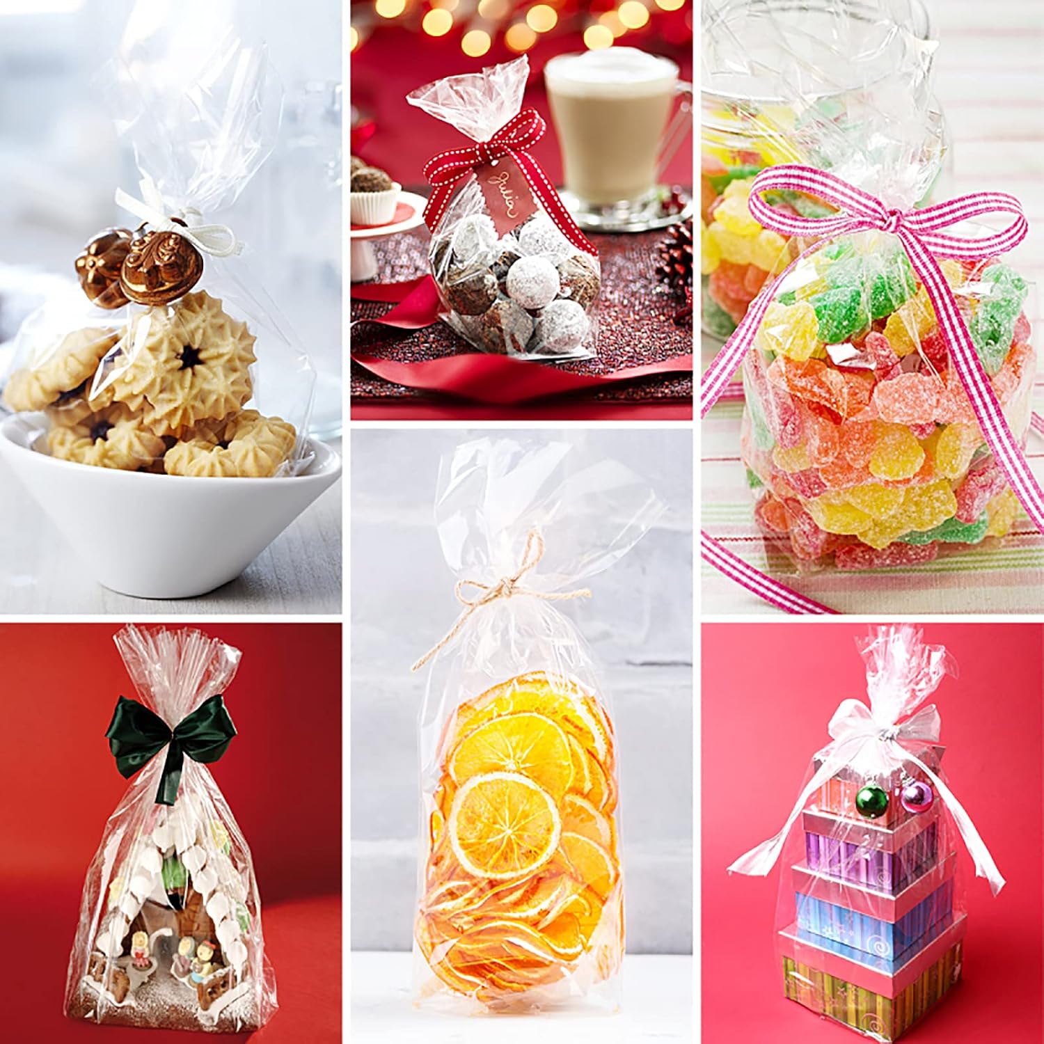 Cellophane Wrap Roll Unfolded Width 16 inch x 100 Ft White Dot Florist Paper Wrapper 3 Mil Thicken Long Film Gift Wrappings for Flowers,Basket,Food,Packing Paper: Everything Else