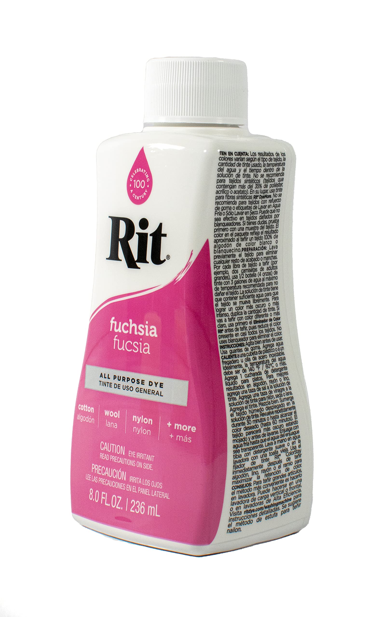 Rit Dye Liquid 236ml Fuchsia