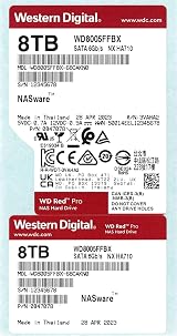 WD Red Pro 8TB NAS 3.5 Inch Internal HDD 7200 RPM SATA 6 Gb/s 256MB Cache view 2