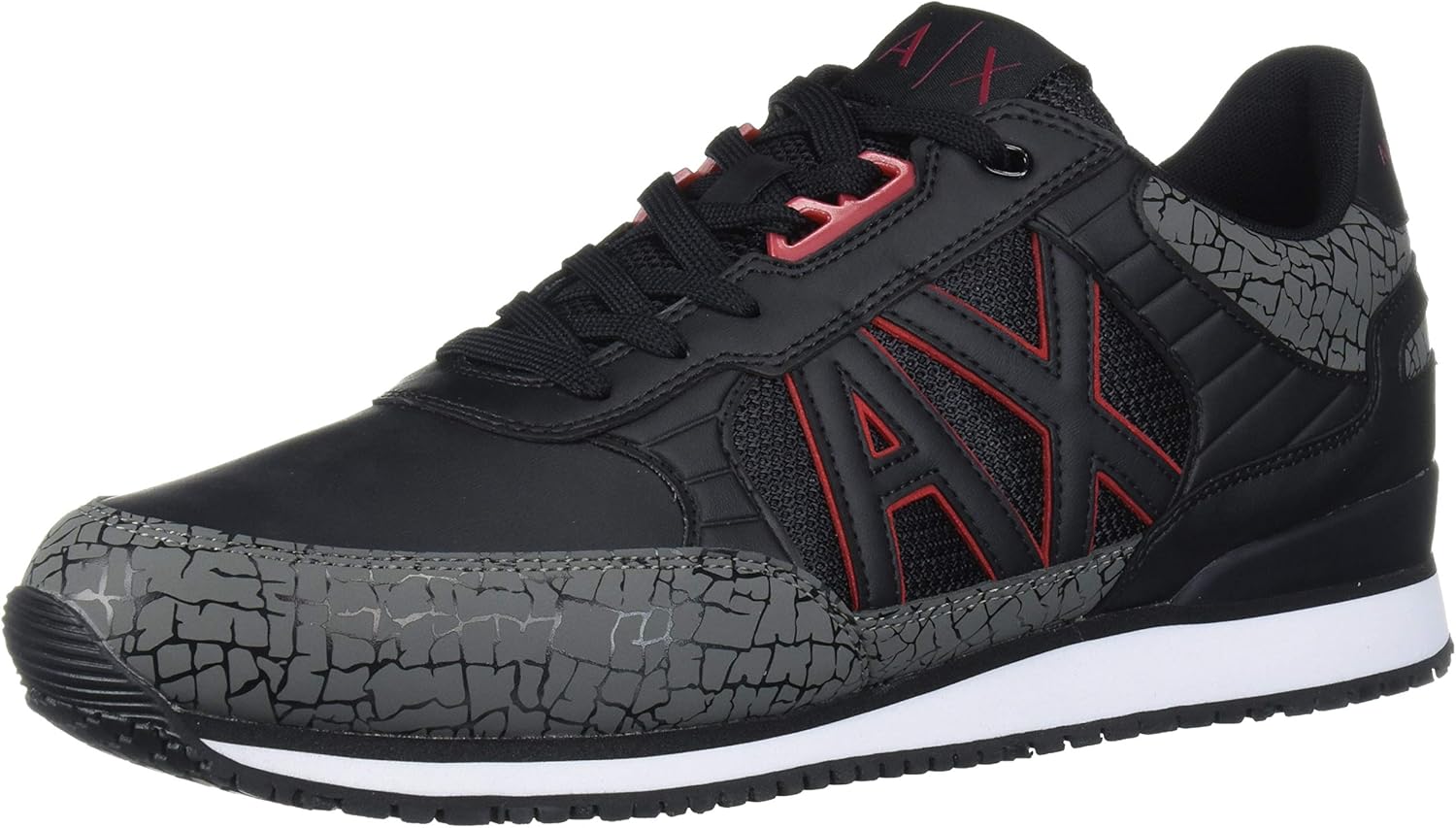 armani exchange retro logo sneakers