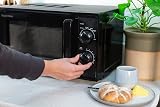 Russell Hobbs 17L Microwave Black 700W 5 Power Levels Defrost 30m RHM1725B view 3