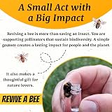Revive a Bee Gift Box 2x Bee Revival Keyrings Refill Seed Paper Gift For Eco view 3