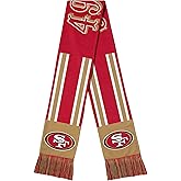 FOCO NFL Unisex-Adult Officially Licensed Team Color Stripe Wordmark Primary Logo Football Neck Warmer Scarf
