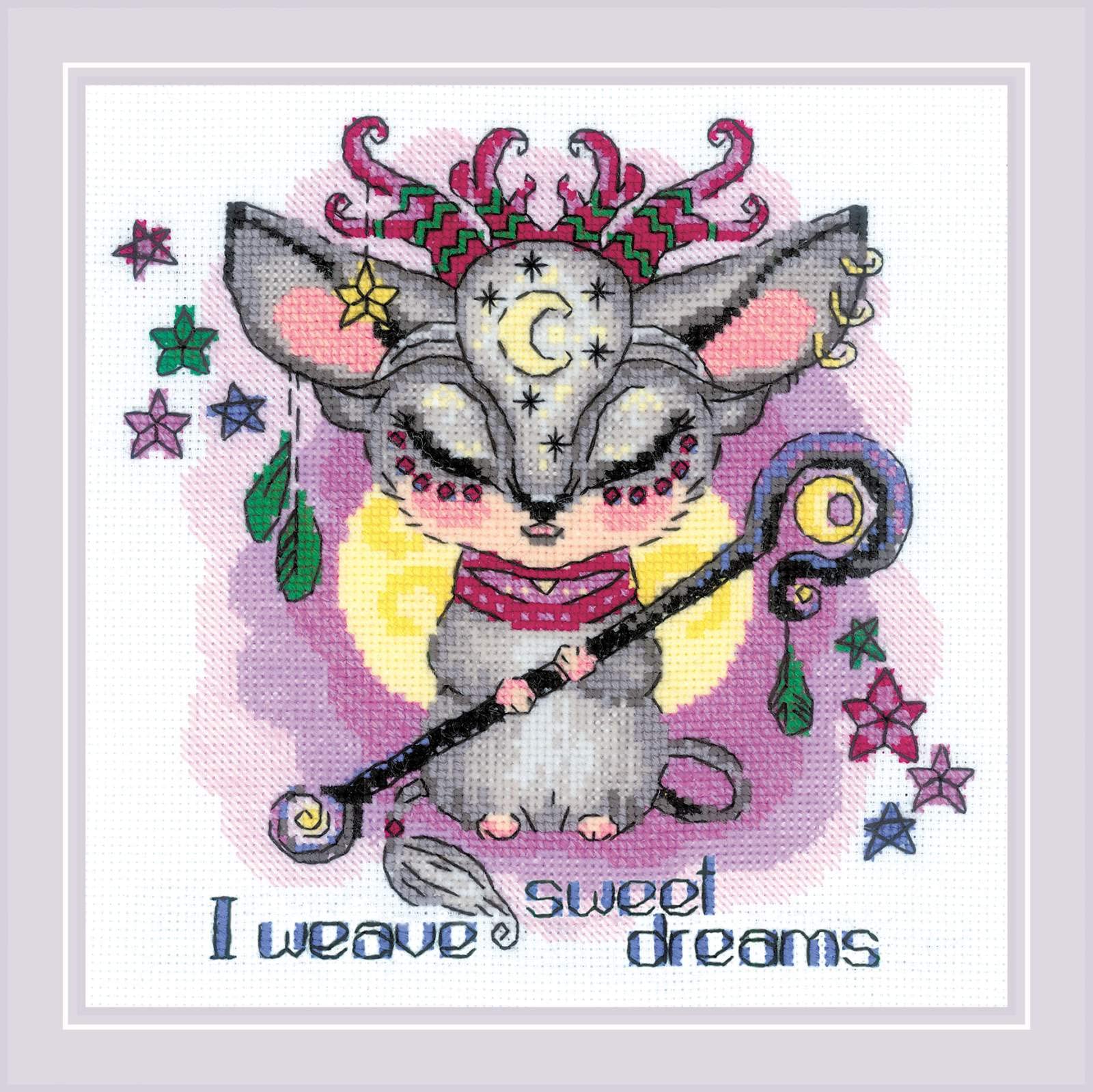 RIOLIS Cross Stitch Kit - 1896 - Good Souls - Moon