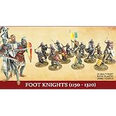 Wargames Atlantic, The Age of Chivalry, Foot Knights (1150-1320), 28MM Scale Miniatures
