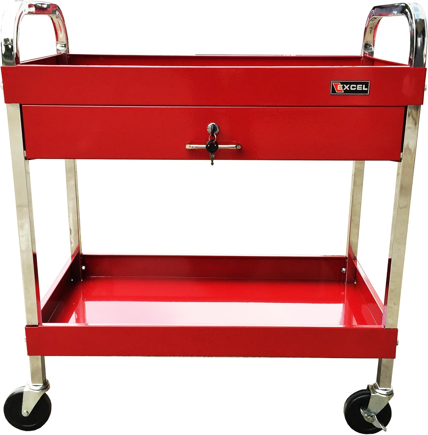 Excel TC303DRed 30Inch Steel Tool Cart, Red Amazon.co.uk DIY & Tools
