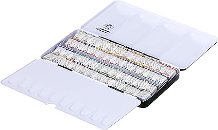 Schmincke Horadam Aquarell 74448097 - Juego de 48 colores: Amazon.es: Oficina y papelería