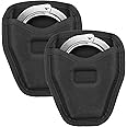 Handcuff Case, Open Top Handcuff Holder Holster, Nylon Cuff Pouch for Duty Belt Police Law Enforcement Security Officer Accessories Fits Standard Chain or Hinge Handcuffs, Wear-Resistant