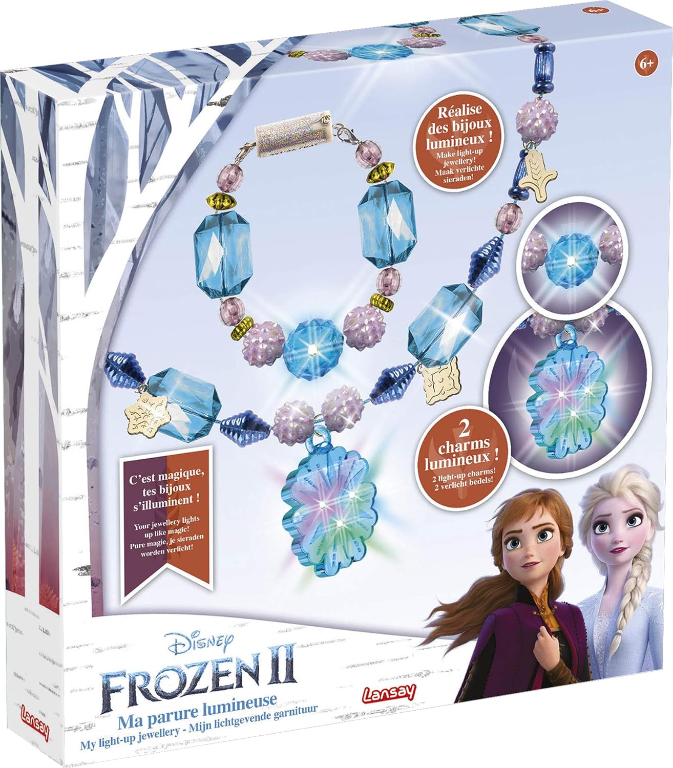 Parure bijoux la reine des neiges