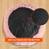 OKPOW Donut Dog Bed 60cm Calming Calming Anti Anxiety Non Slip Bottom view 4