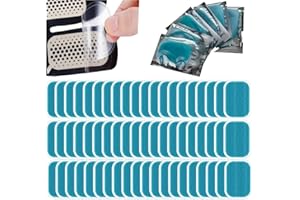 Livwxk 60 Pcs /30 Packs Ab Stimulator Gel Pads, Accessory for Ab Workout Toning Belt lReplacement Gel Pads for Muscle Toner Abdominal EMS ABS Stimulator Arm Leg Waist Workout Trainer Machine