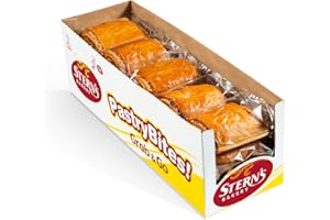 STERN'S BAKERY Stern’s Bakery Cinnamon Danish | 3 Oz Breakfast Danish Pastries | Vending Machine Snacks | 18 Individually Wrapped Pastries | Lunchbox Snacks | Dairy Free & Nut Free Snack | Kosher