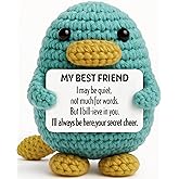 Frabaca Friends Ornaments for Christmas Tree - Stocking Stuffer for Woman Man - Handmade Crochet Platypus - Friendship Emotional Positive Support Gift for Her or Him, Birthday Graduation