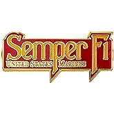 EagleEmblems P12190 Pin-USMC, Semper Fi (1.5'')